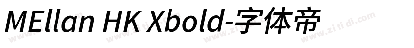 MEllan HK Xbold字体转换